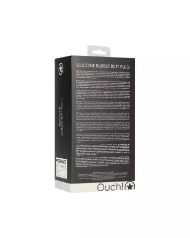 Bubble - Butt Plug de Ouch! by Shots en silicone pour plaisir anal sécurisé et intense-3