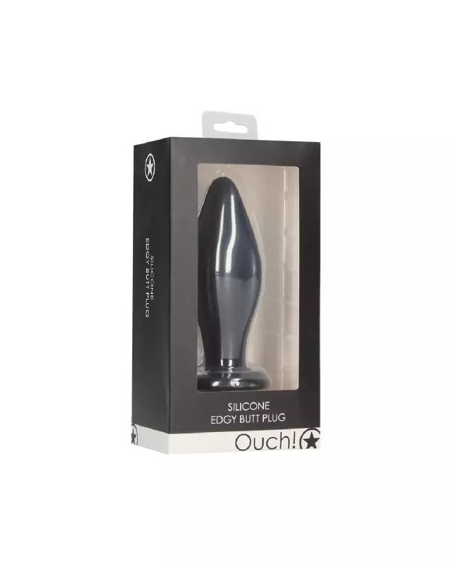 Image du Plug Anal Edgy d'Ouch! by Shots, confort et design élégant pour plaisir anal-2