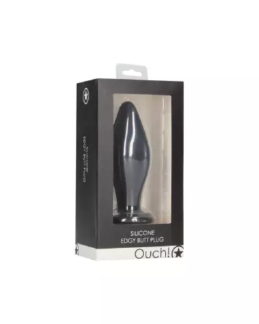 Image du Plug Anal Edgy d'Ouch! by Shots, confort et design élégant pour plaisir anal-2