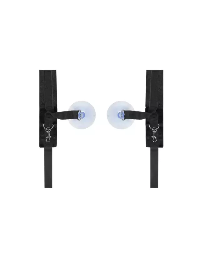 Menottes à ventouse ajustables Ouch! by Shots pour fixation sécurisée et versatile-5