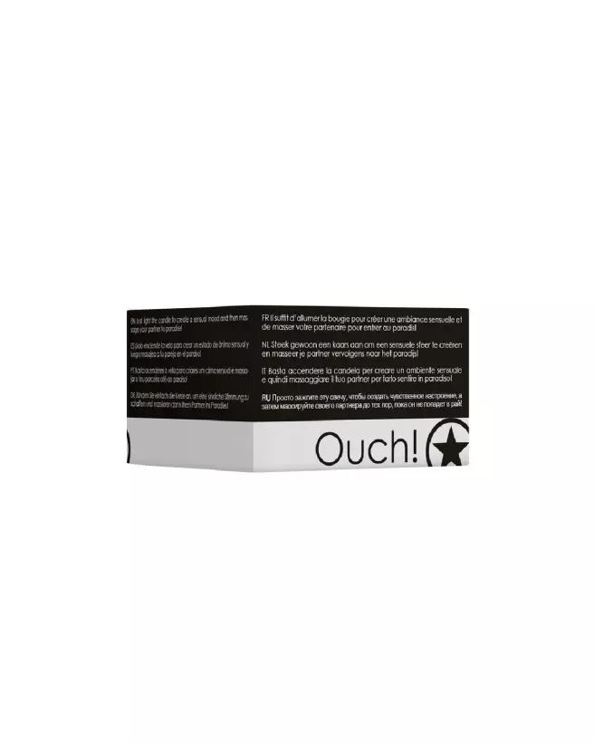 Bougie de massage noire Disobedient de Ouch! by Shots pour relaxation-3