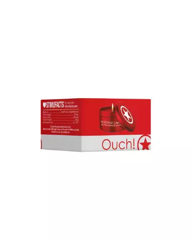 Image de la bougie de massage Sinful rouge Ouch! by Shots pour ambiance relaxante et intime-2
