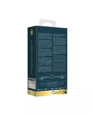 Menottes Ouch! by Shots avec connecteur pour sécurité et jeux de rôle-3
