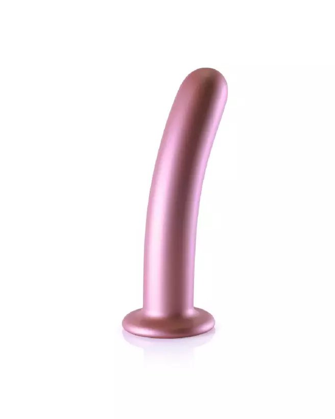 Image du Dildo Silicone G-Spot Rose Gold de Ouch! by Shots, 17 cm-3