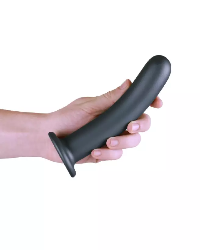 Dildo G-Spot en silicone gunmetal Ouch! by Shots pour stimulation point G-7