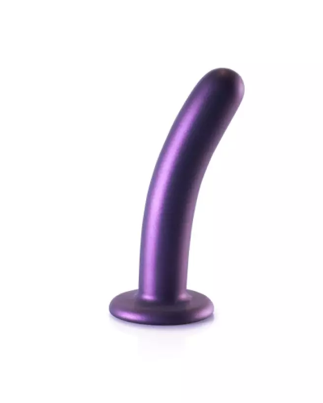 Image du Dildo G-Spot en Silicone Pourpre Métallique de Ouch! by Shots - 14.5 cm-1