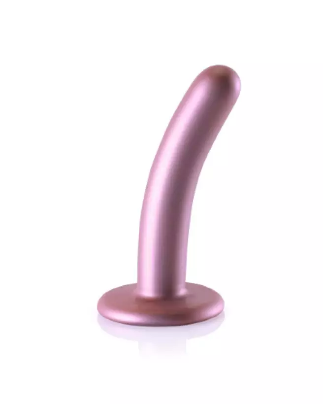 Dildo G-Spot Rose Gold en Silicone de Ouch! Shots pour Stimulation Intense-1