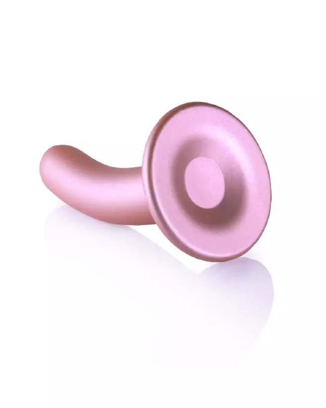 Dildo G-Spot Rose Gold en Silicone de Ouch! Shots pour Stimulation Intense-5