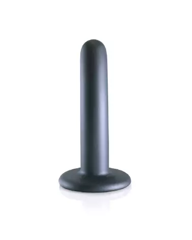 Silicone G-Spot Dildo 12 cm Gunmetal by Ouch! Shots for Intense Pleasure-4