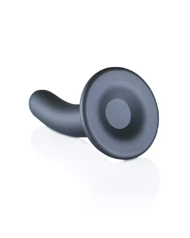 Silicone G-Spot Dildo 12 cm Gunmetal by Ouch! Shots for Intense Pleasure-5