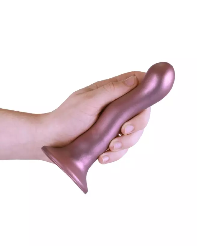 Dildo G-Spot en silicone Rose Gold de Ouch! by Shots-7