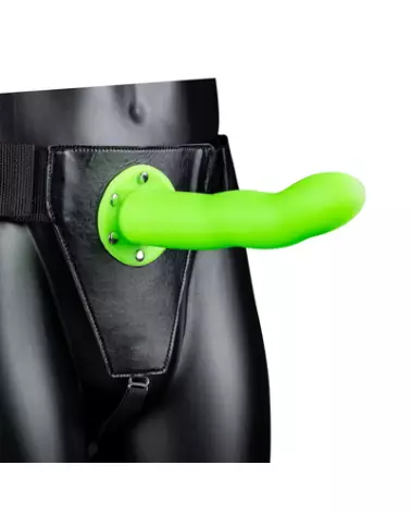 Glow in the Dark Strap-On Neon Green 20cm Ouch! by Shots-1