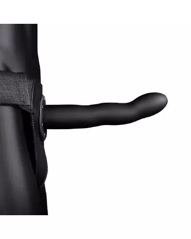 Gode Ceinture Creux Courbé Noir 20 cm Ouch! by Shots, Strap-On Réaliste-4