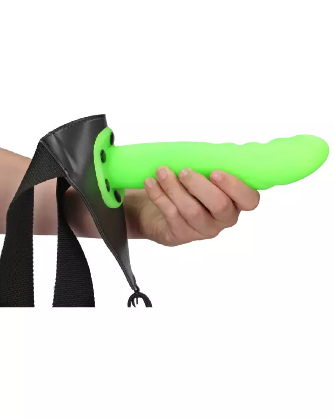 Gode ceinture courbé phosphorescent vert néon Ouch! by Shots-7