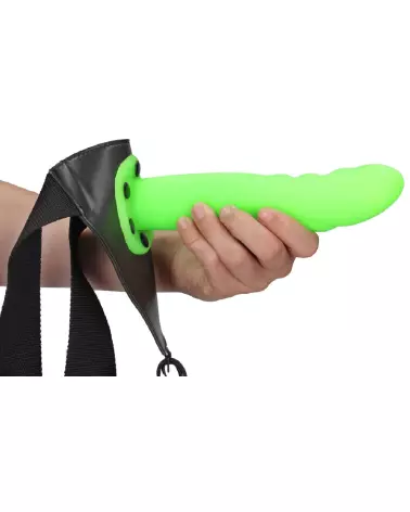 Gode ceinture courbé phosphorescent vert néon Ouch! by Shots-7