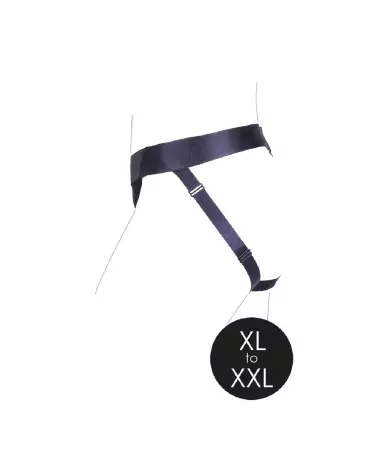 Harnais Vibrant Ouch! XL/XXL Noir - Gode Ceinture Érotique-7