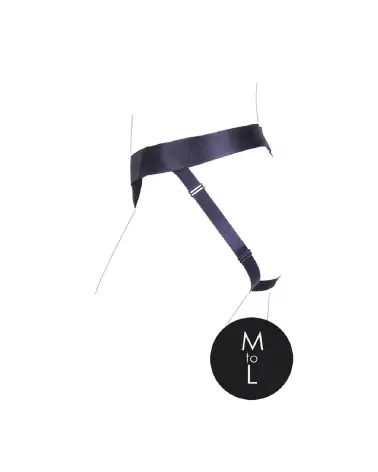 Image de harnais culotte vibrant noir M/L Ouch! by Shots, accessoire érotique ajustable-7