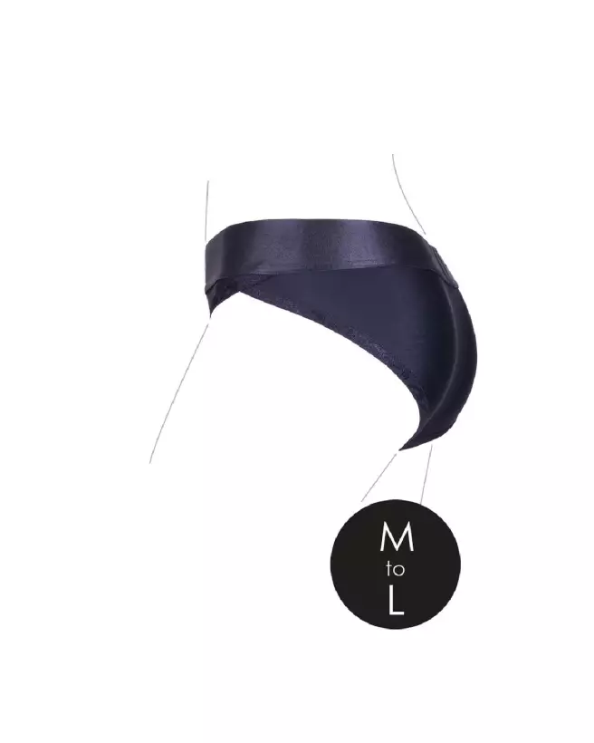 Vibrating Strap-on Hipster M/L Noir par Ouch! - Gode Ceinture Élégant et Confortable-7