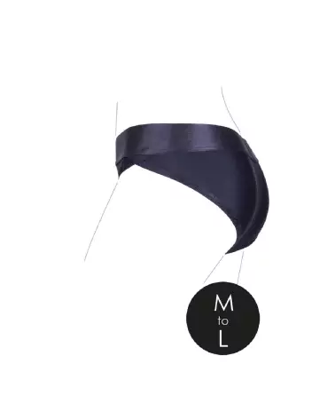 Vibrating Strap-on Hipster M/L Noir par Ouch! - Gode Ceinture Élégant et Confortable-7