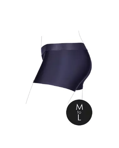 Vibrating Strap-on Boxer M/L Black Ouch! by Shots - Godes Ceintures-7