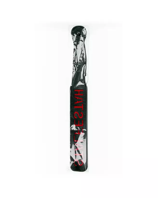 Paddle HATSEFLATS en cuir de Ouch! by Shots pour jeux de domination-2