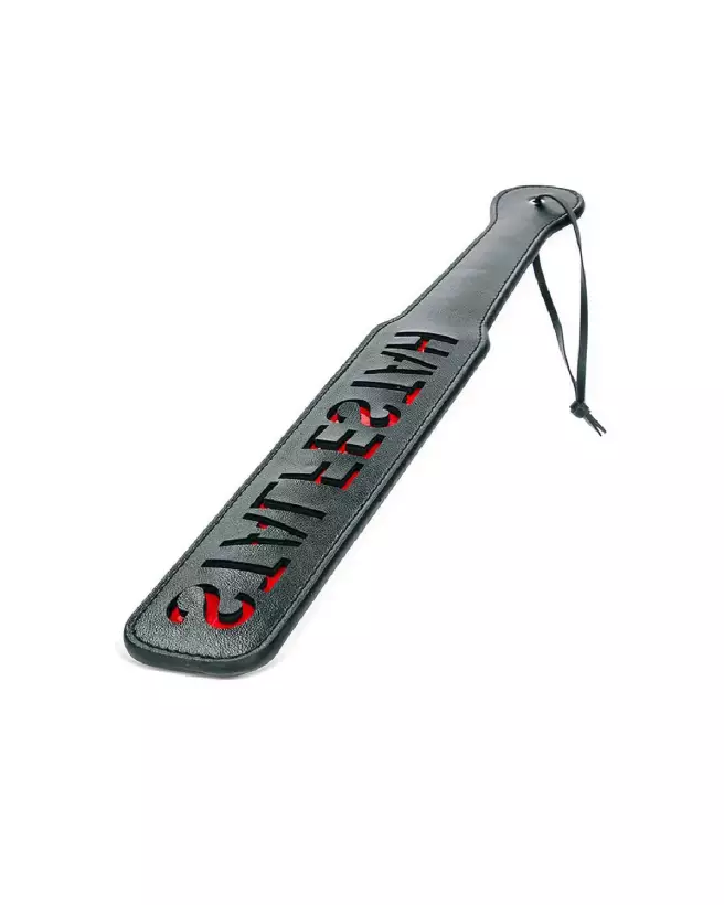 Paddle HATSEFLATS en cuir de Ouch! by Shots pour jeux de domination-5