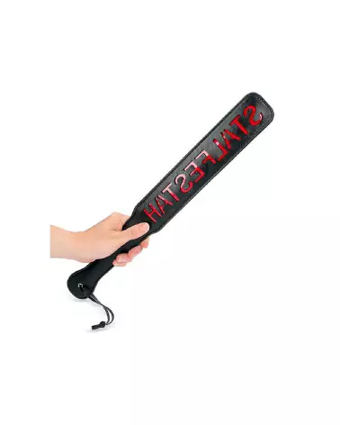 Paddle HATSEFLATS en cuir de Ouch! by Shots pour jeux de domination-7