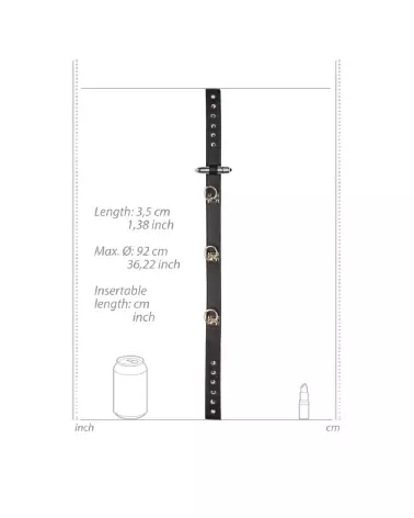 Image de la Ceinture Réglable Ouch! by Shots pour fixations sécurisées et confortables-7