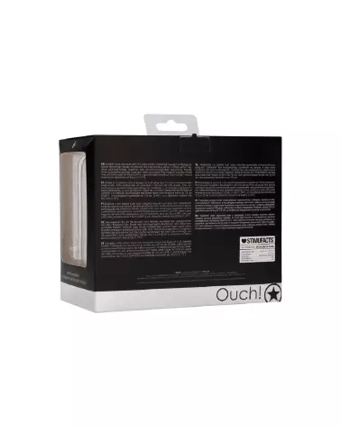 Set de Plugs Anaux Interchangeables Medium Ouch! by Shots avec bout arrondi-3