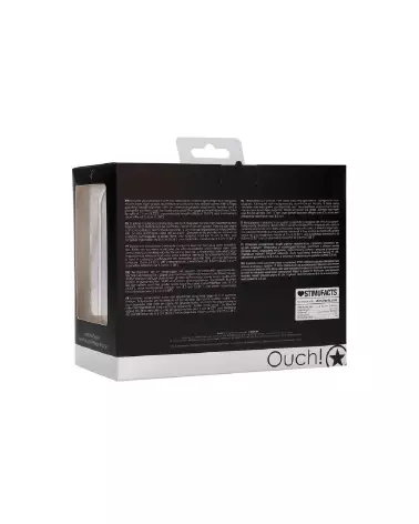 Set de Plugs Anaux Interchangeables Ouch! by Shots Taille Large Forme Arrondie-3