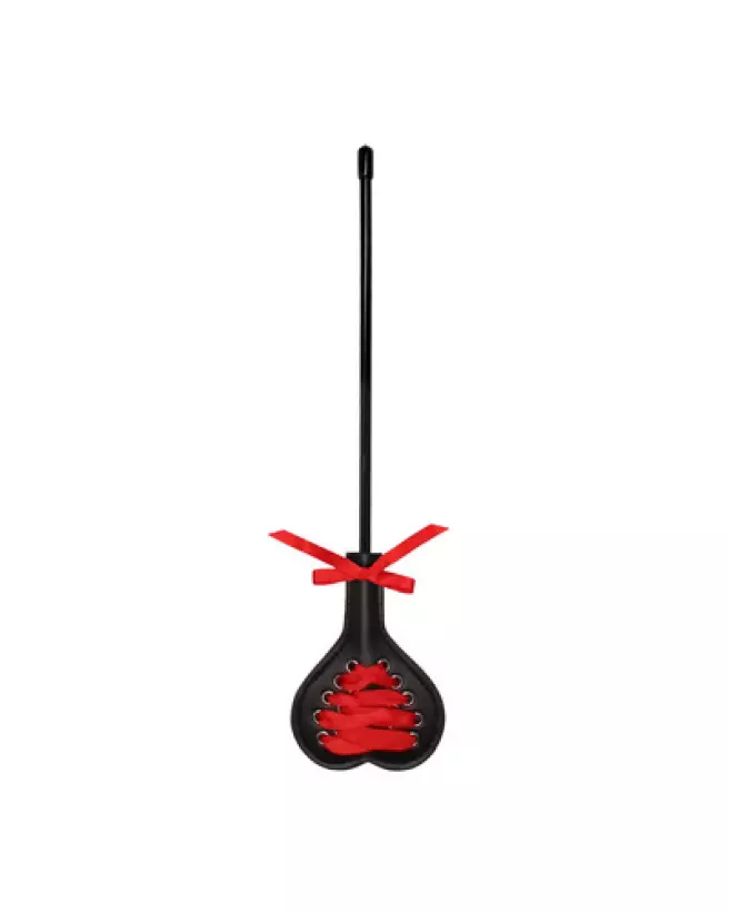 Heart Shaped Crop with Red Lace by Ouch! for BDSM and Seduction-1