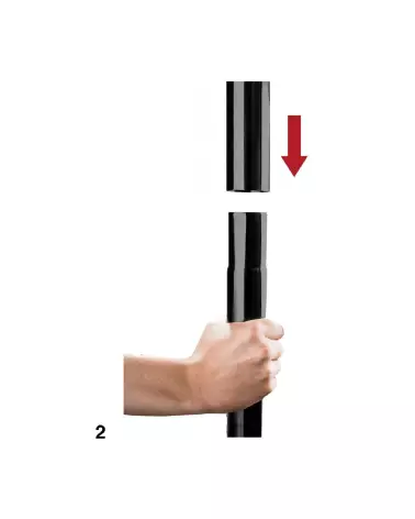 Pole de danse robuste Ouch! by Shots pour fitness et entraînement sécurisé-3