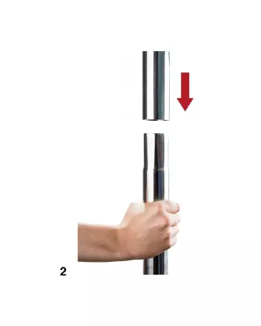 Pole dance Ouch! by Shots robuste et ajustable pour intérieur-3