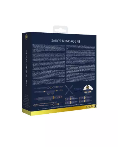 Kit Bondage Sailor par Ouch! by Shots, accessoires de domination-3