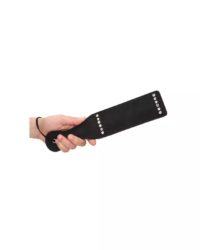 Diamond Studded Paddle de Ouch! by Shots, accessoire BDSM élégant et luxueux-7
