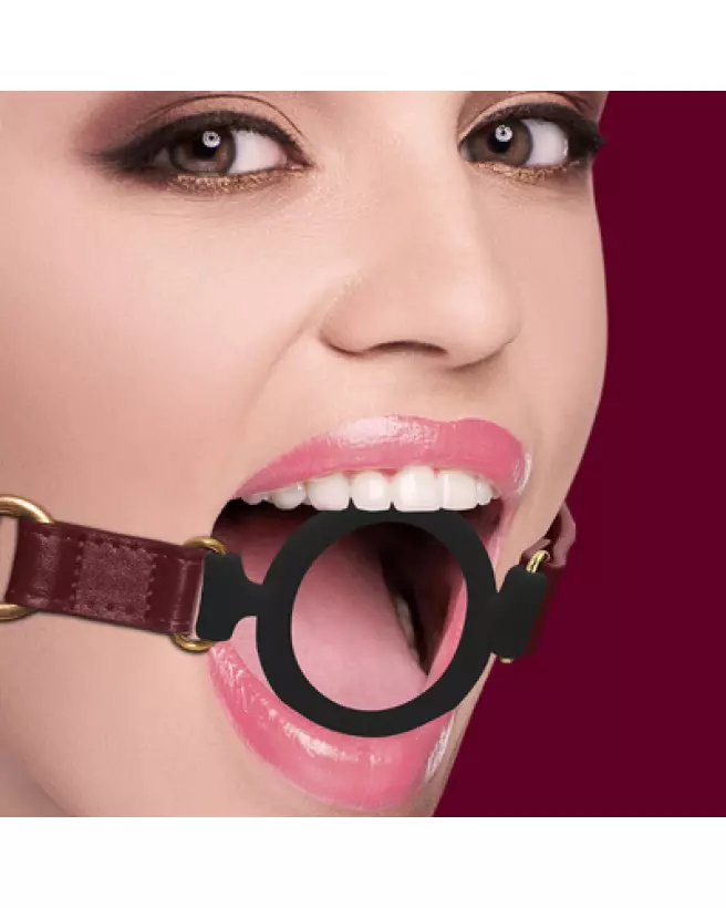 Image du baillon Silicone Open Ring Gag de Ouch! by Shots pour BDSM-1