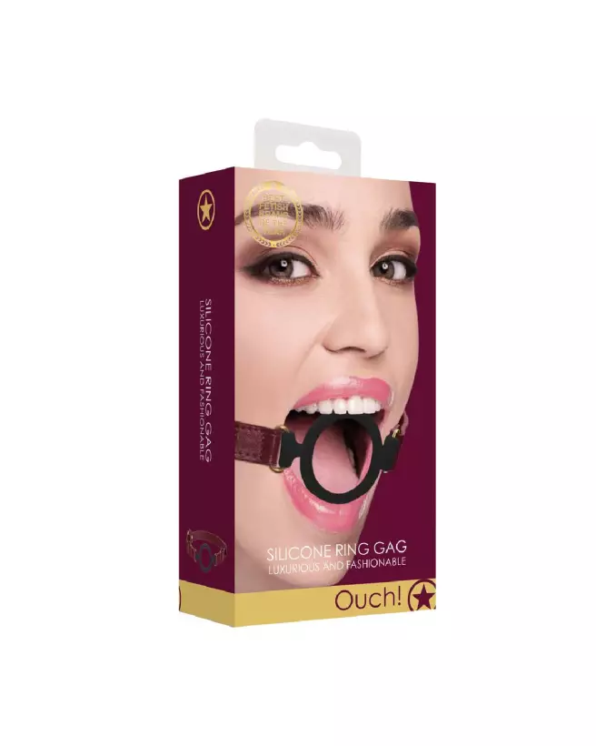 Image du baillon Silicone Open Ring Gag de Ouch! by Shots pour BDSM-2