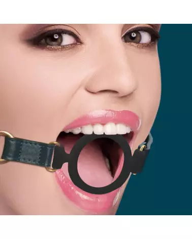Silicone Open Ring Gag de Ouch! pour jeux BDSM-1
