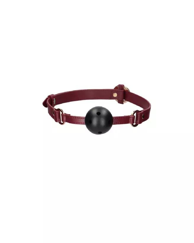 Breathable Ball Gag Ouch! by Shots pour jeux de soumission et contrôle-4