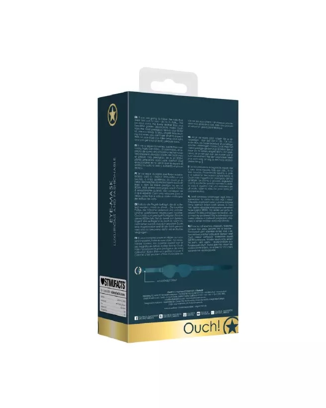 Masque de luxe pour les yeux Ouch! by Shots, élégant et confortable pour jeux érotiques-3