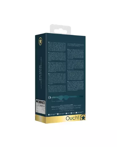 Masque de luxe pour les yeux Ouch! by Shots, élégant et confortable pour jeux érotiques-3