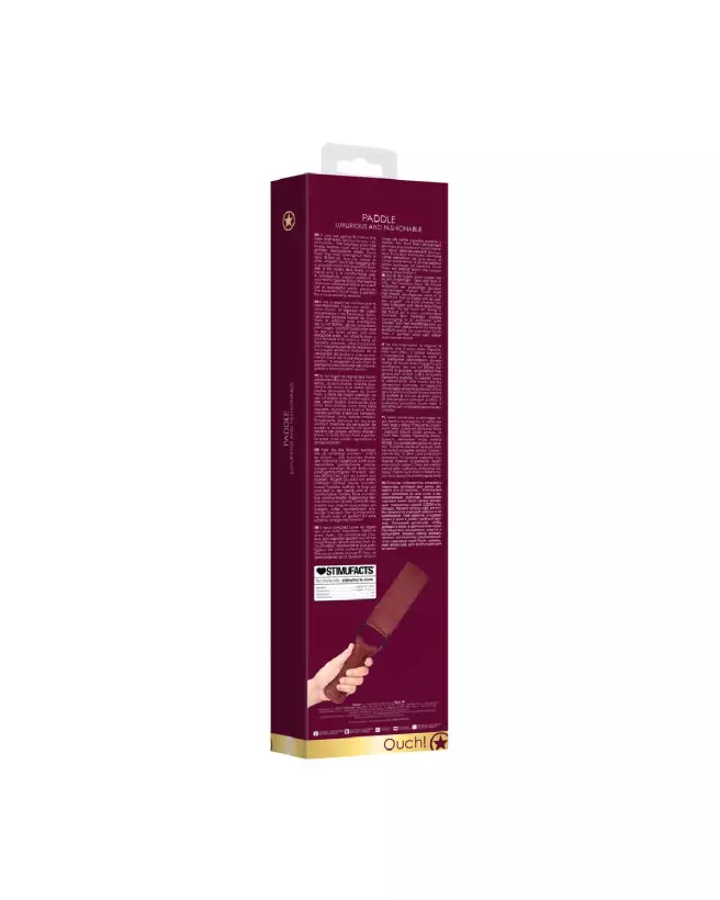 Photo du Luxury Paddle de Ouch! by Shots, accessoire élégant pour jeux de domination-3