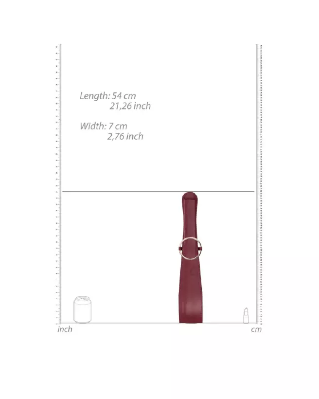Belt Flogger Ouch! by Shots pour jeux de domination et BDSM-7
