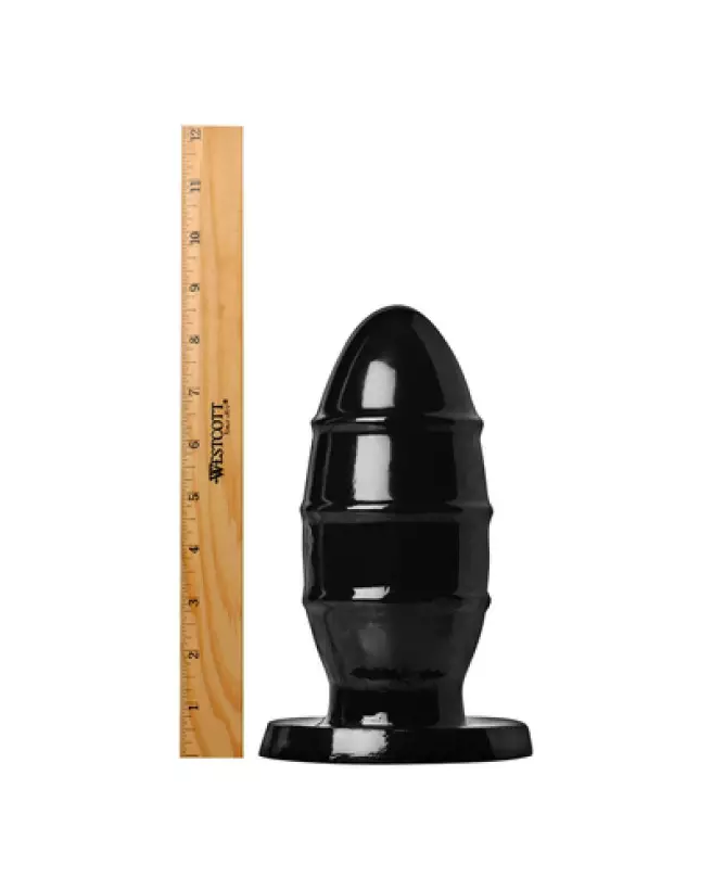 Image The Missile Butt Plug Noir de XR Brands - Plug Anal Ergonomique et Discret-1