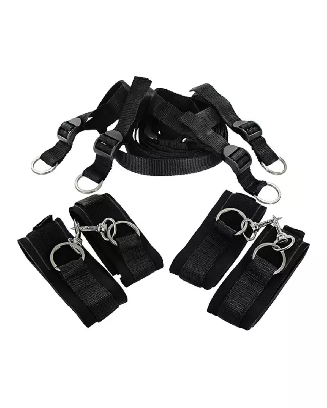 Image du Bedroom Restraint Kit par XR Brands, kit d'attache de lit pour jeux de contrainte-3