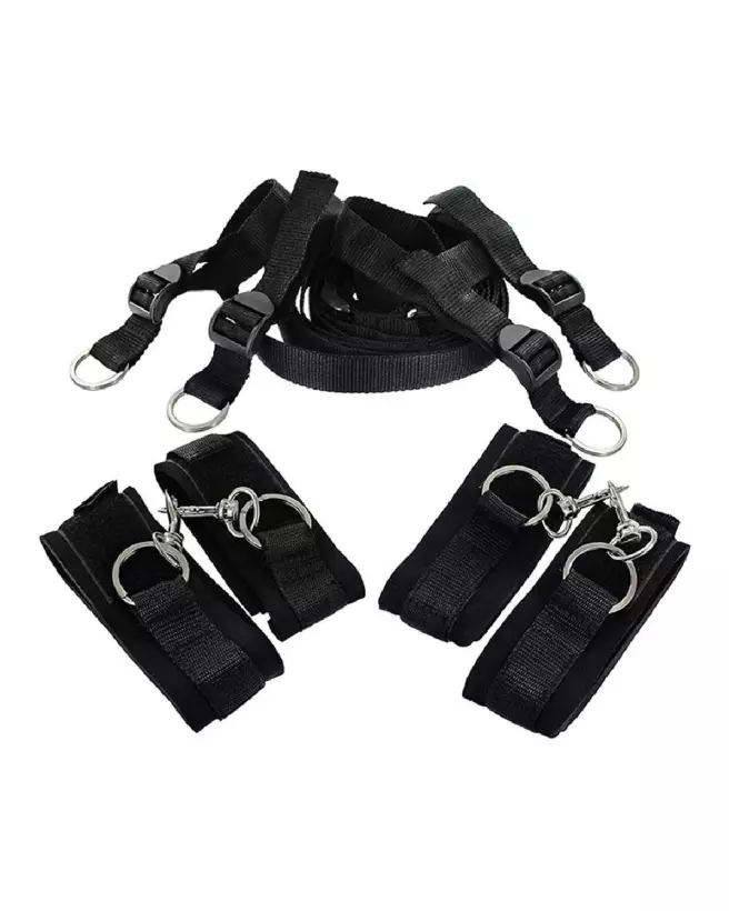 Image du Bedroom Restraint Kit par XR Brands, kit d'attache de lit pour jeux de contrainte-6