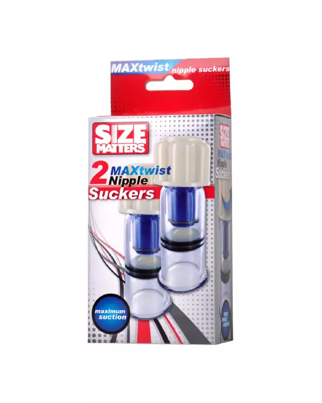 Image de Max-Twist Nipple Suckers par XR Brands pour stimulation des tétons-2