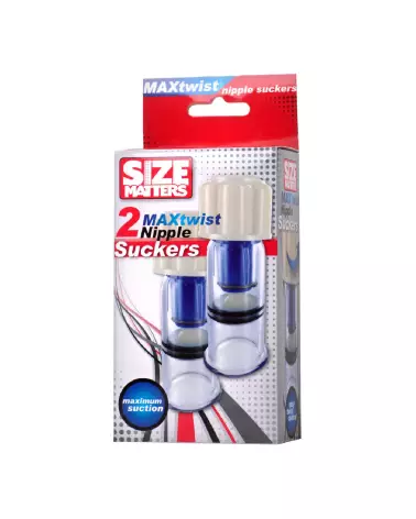 Image de Max-Twist Nipple Suckers par XR Brands pour stimulation des tétons-2