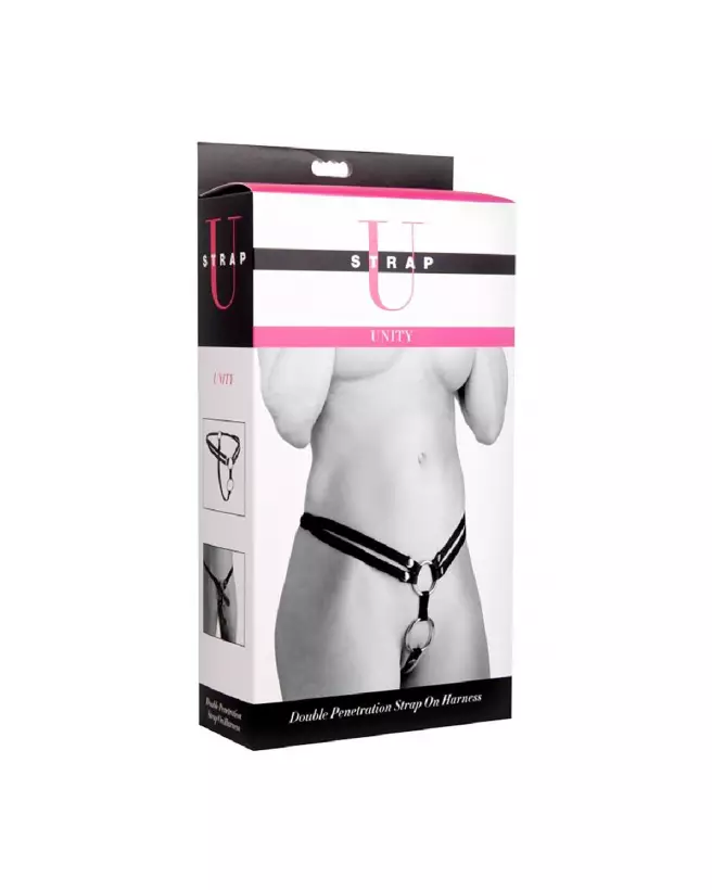 Image Unity Double Penetration Strap-On Harness de XR Brands-2