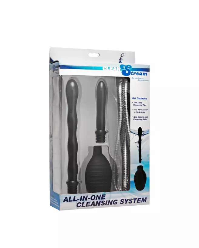 XR Brands All-In-One Shower Enema System pour hygiène intime-3